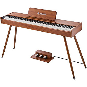 Donner DHP-200 Pro Digital Stage Piano, Wood